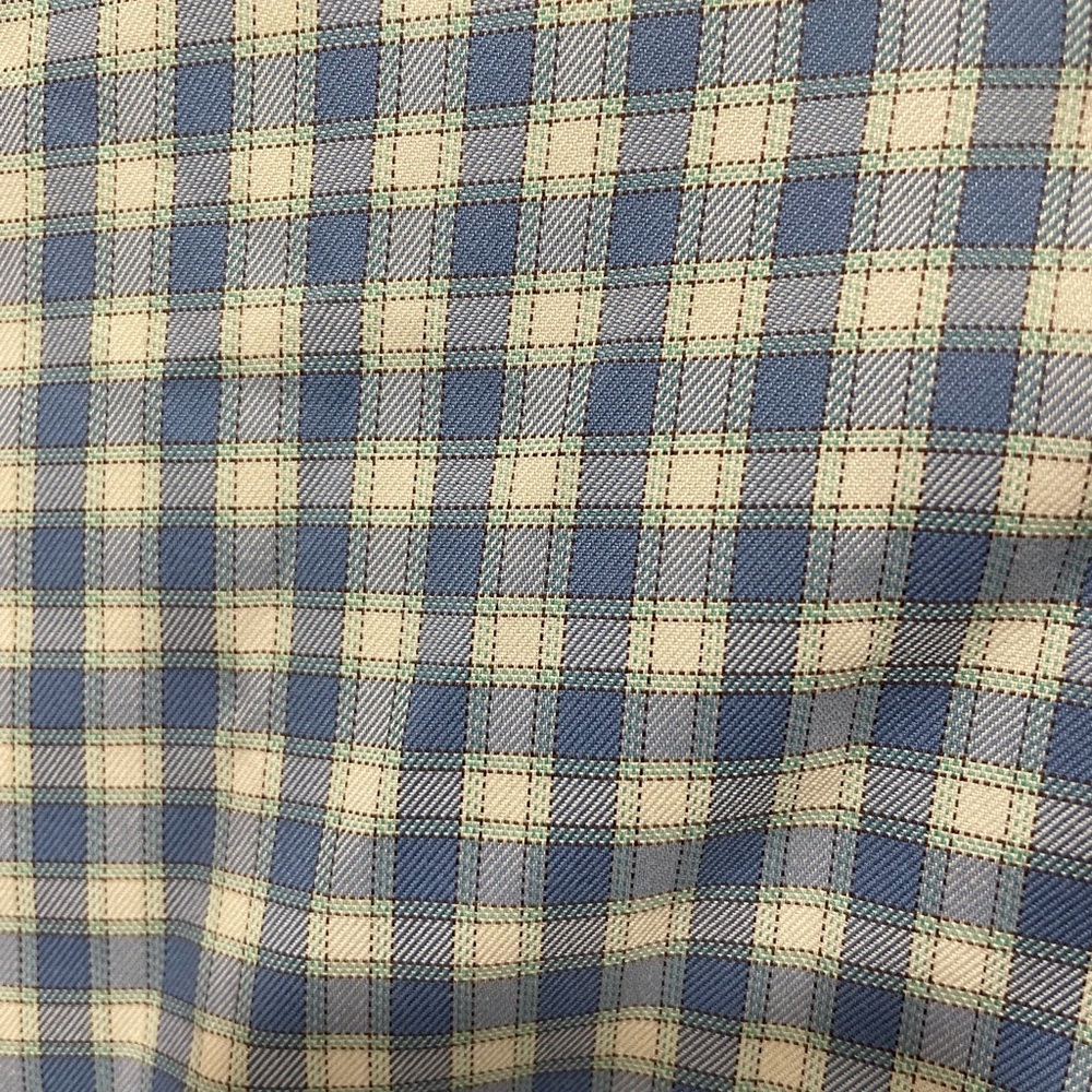 Brooks Brothers The Original Polo Shirt Button Down Blue Plaid Mens L Cotton - Picture 4 of 4